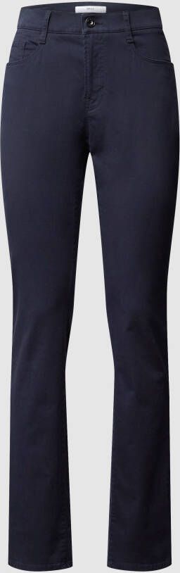 BRAX Slim fit broek met siersteentjes model 'Mary'