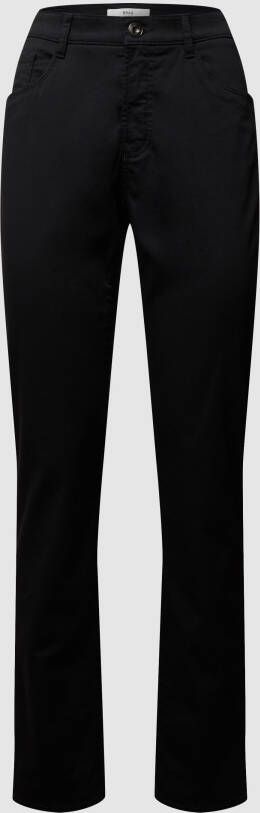 BRAX Slim fit broek met siersteentjes model 'Mary'
