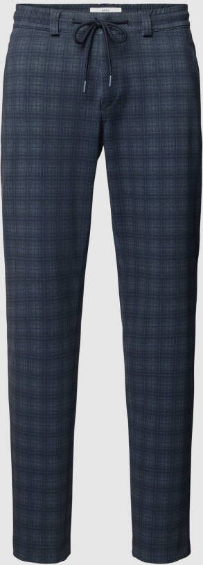 BRAX Stoffen broek met ruitmotief model 'PHIL'