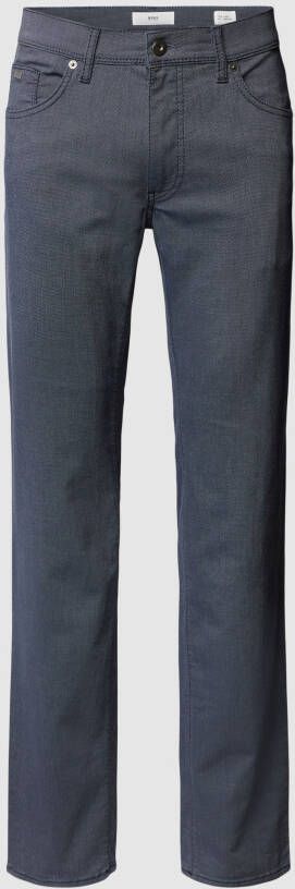 BRAX Straight fit stoffen broek met stretch model 'Cadiz'