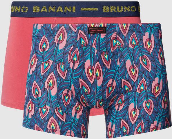 Bruno Banani Boxershort met labeldetails in een set van 2 stuks