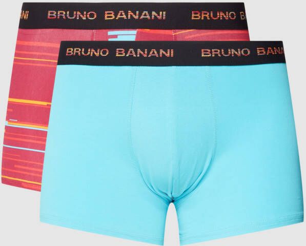 Bruno Banani Boxershort met logostitching in een set van 2 stuks model 'CONNECT'