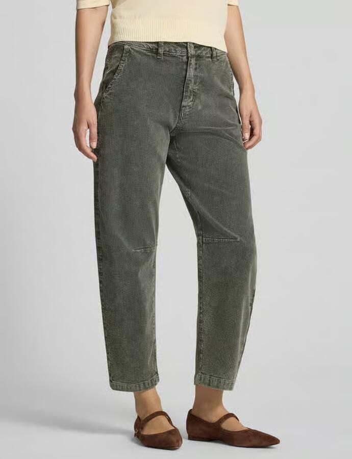 Buena Vista barrel fit corduroy broek van katoenmix - Foto 2