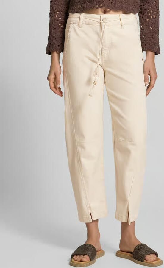 Buena Vista barrel fit jeans met bindriem - Foto 3