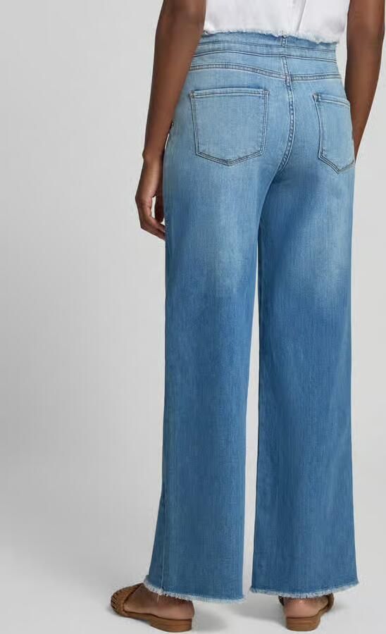 Buena Vista Barrel fit jeans met franjes en vetersluiting - Foto 2