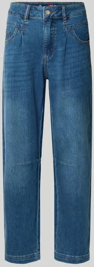 Buena Vista barrel fit jeans met steekzakken