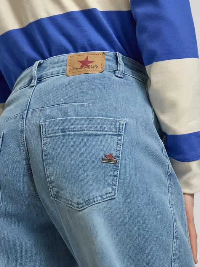 Buena Vista barrel fit jeans met steekzakken