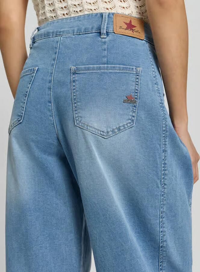 Buena Vista barrel fit jeans met steekzakken model 'Alba Cozy'