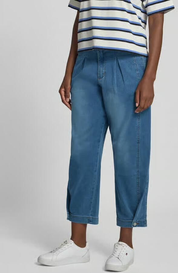 Buena Vista barrel fit jeans met steekzakken model 'Alba Cozy'