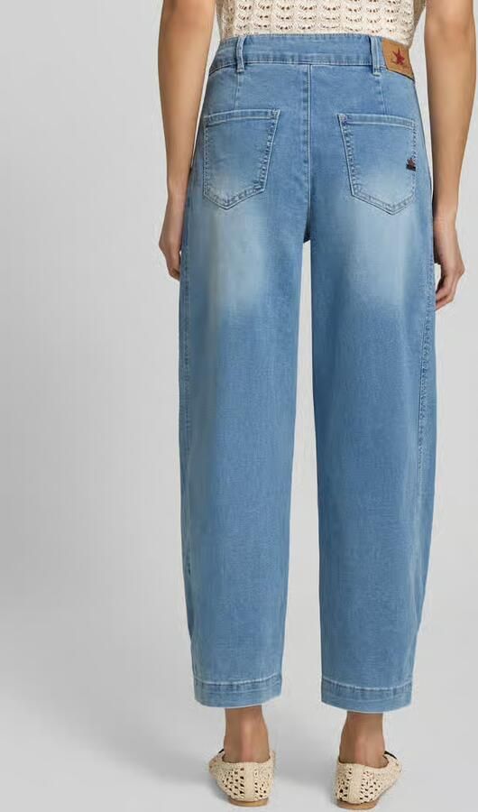 Buena Vista barrel fit jeans met steekzakken model 'Alba Cozy'