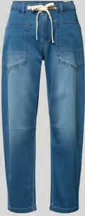 Buena Vista barrel fit jeans met vetersluiting