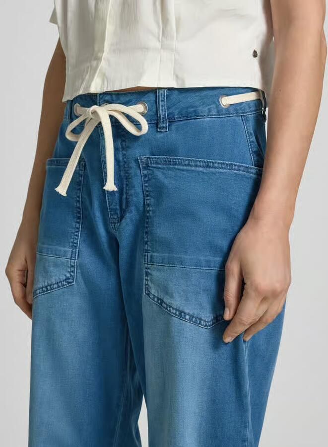 Buena Vista barrel fit jeans met vetersluiting - Foto 2