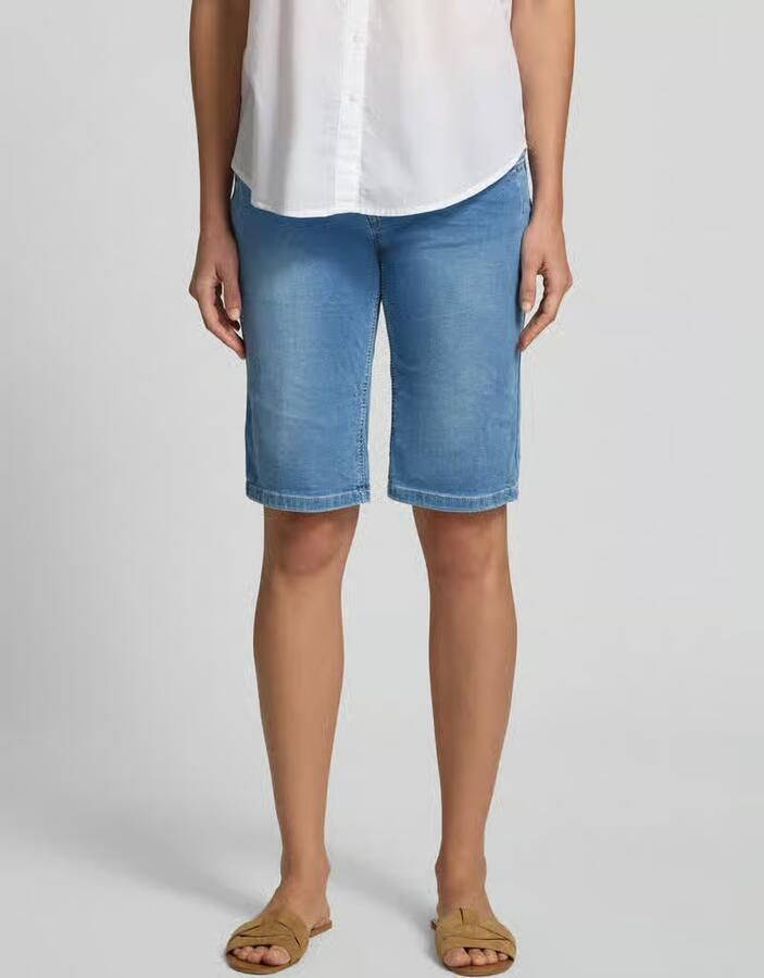 Buena Vista korte jeans met asymmetrische knoopsluiting model 'Malibu' - Foto 2