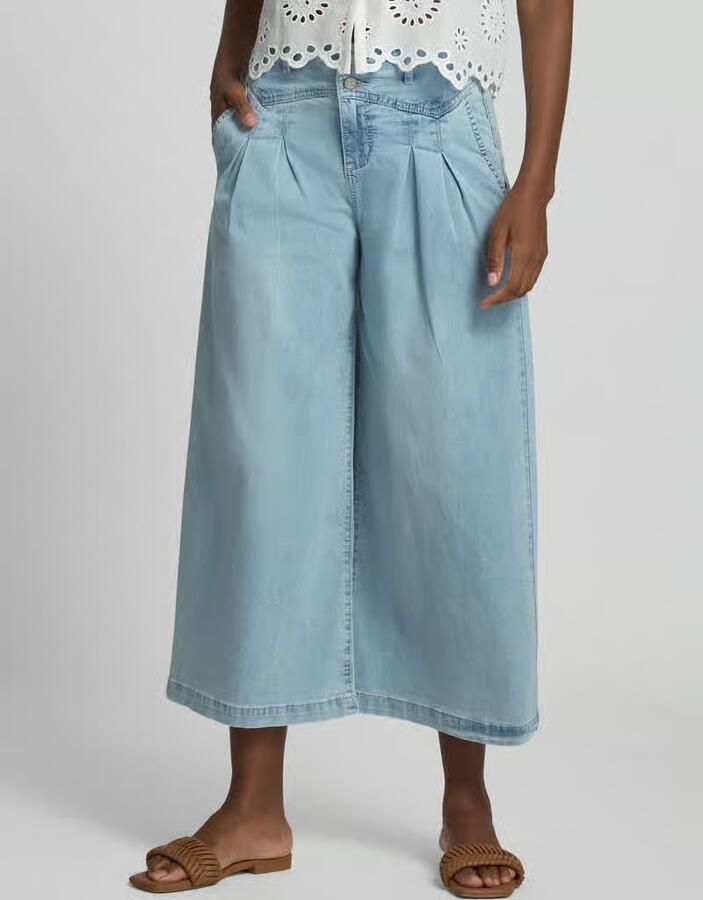 Buena Vista Palazzo-jeans met achterzakken model 'Liv' - Foto 2