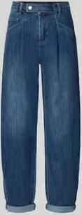 Buena Vista Regular fit barrel jeans van katoenmix model 'Studio Pants'