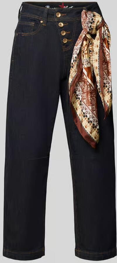 Buena Vista relaxed fit barrel jeans van katoenmix model 'Relaxed Malibu'
