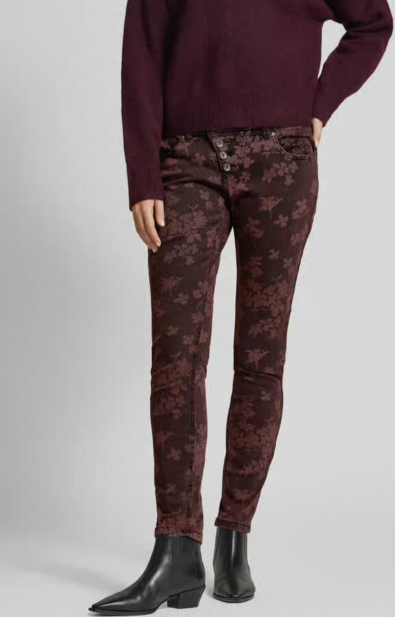 Buena Vista Skinny fit broek met verkort model 'Malibu' - Foto 2