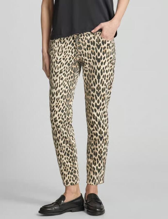 Buena Vista Slim fit broek met verkort model - Foto 3