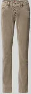 Buena Vista Slim fit corduroy broek van katoenmix