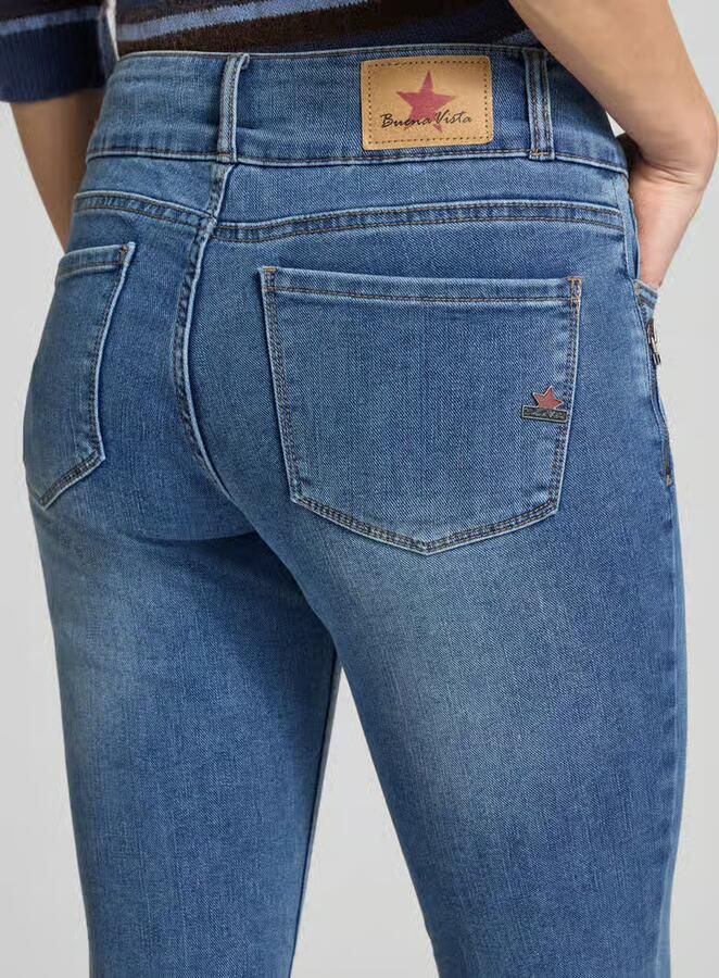 Buena Vista Slim Fit Jeans met viscose-aandeel in 5-pocketdesign