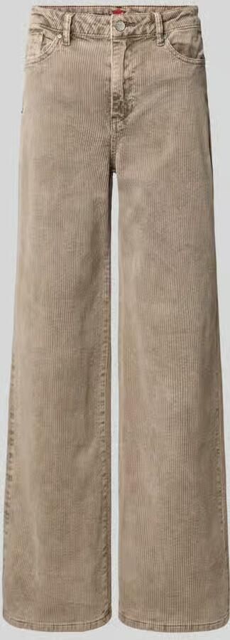 Buena Vista Wide fit corduroy broek met steekzakken - Foto 2