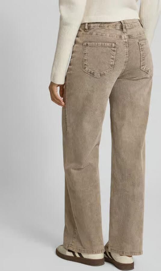Buena Vista Wide fit corduroy broek met steekzakken - Foto 3