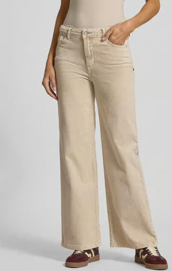 Buena Vista Wide fit corduroy broek met steekzakken - Foto 2