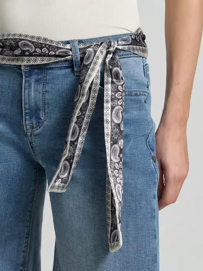 Buena Vista wide fit jeans met viscose model 'Palazzo' - Foto 3
