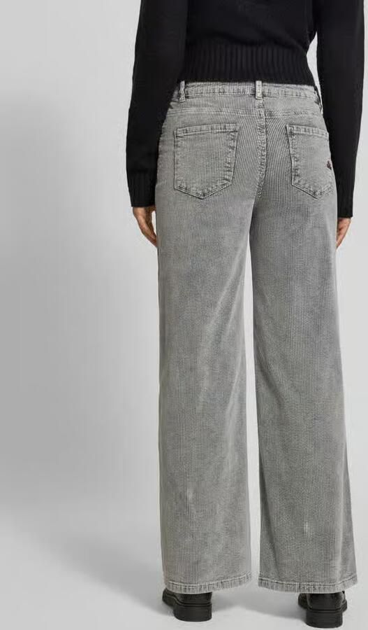 Buena Vista Wide leg corduroy broek met steekzakken