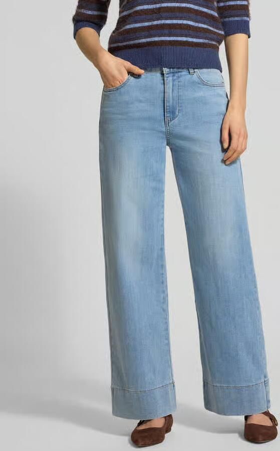 Buena Vista Wide leg jeans met steekzakken - Foto 3