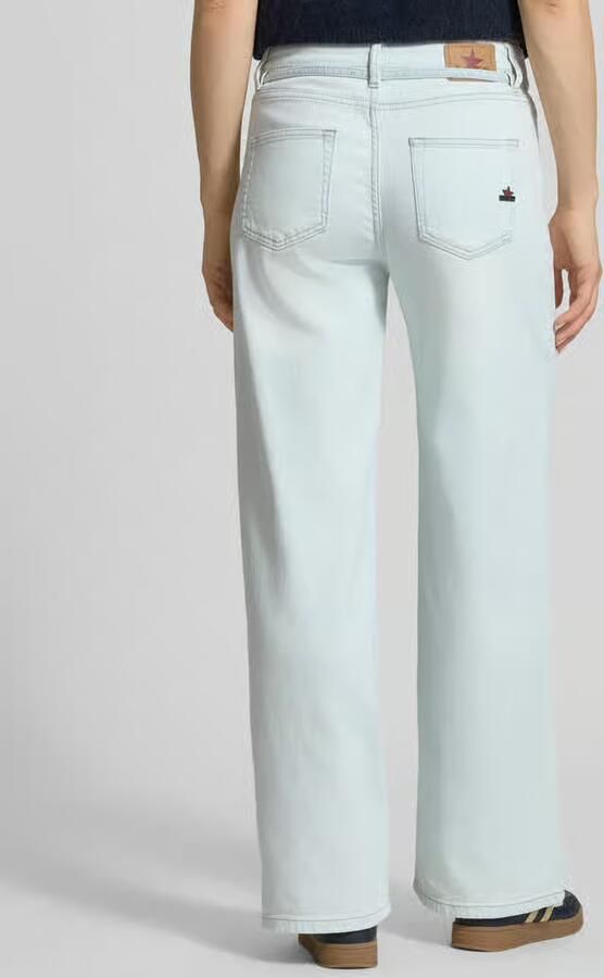 Buena Vista wide leg jeans met strikceintuur - Foto 3