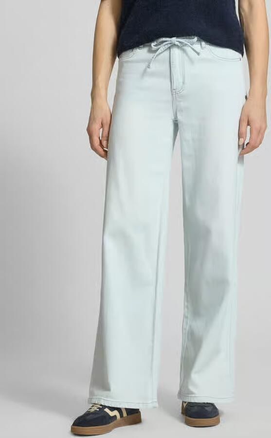 Buena Vista wide leg jeans met strikceintuur - Foto 2
