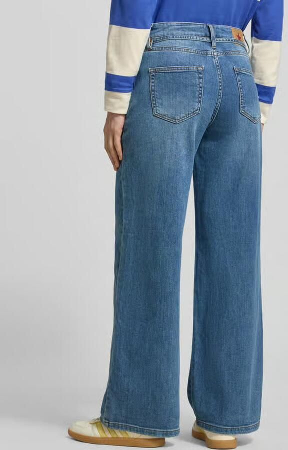 Buena Vista wide leg jeans met strikceintuur - Foto 3