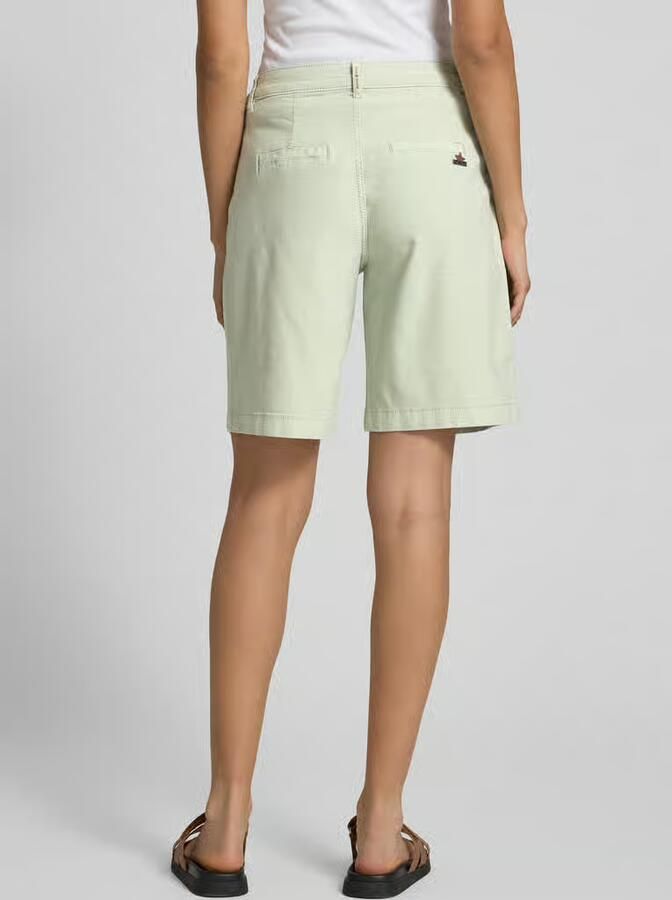 Buena Vista Wide leg korte chino's met steekzakken