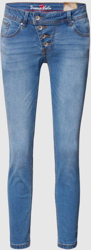Buena Vista Jeans met labeldetails
