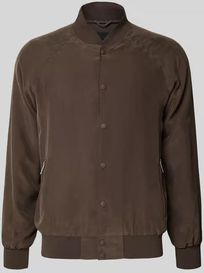 Bugatti Blouson van zijde met ritszakken - Foto 2