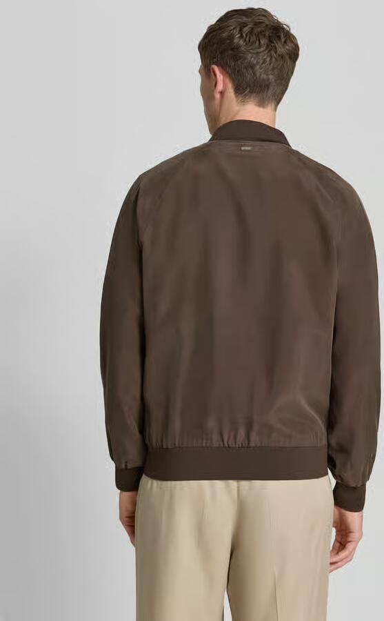 Bugatti Blouson van zijde met ritszakken