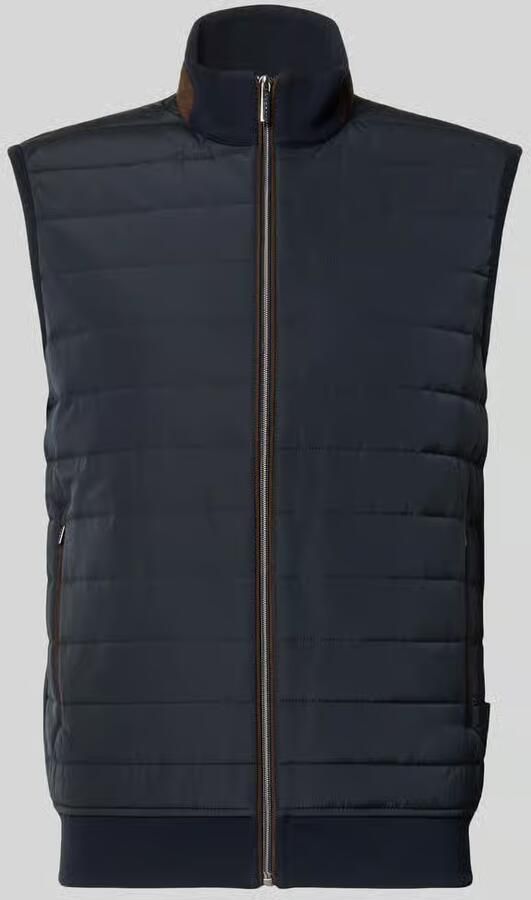 Bugatti Bodywarmer met opstaande kraag en steekzakken