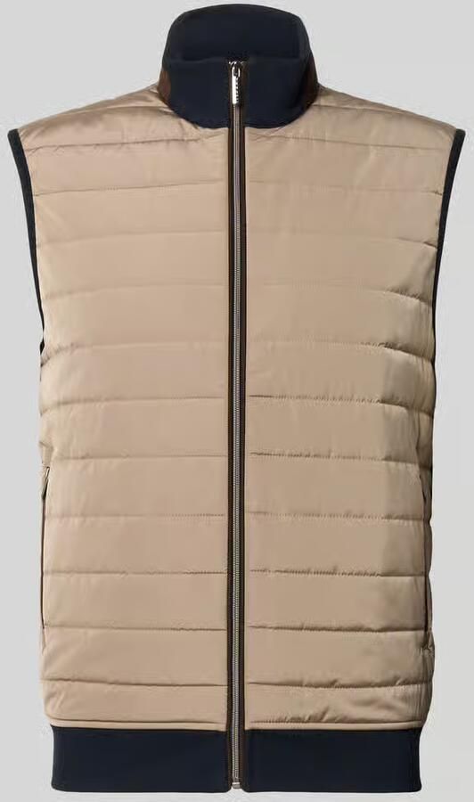 Bugatti Bodywarmer met opstaande kraag en steekzakken