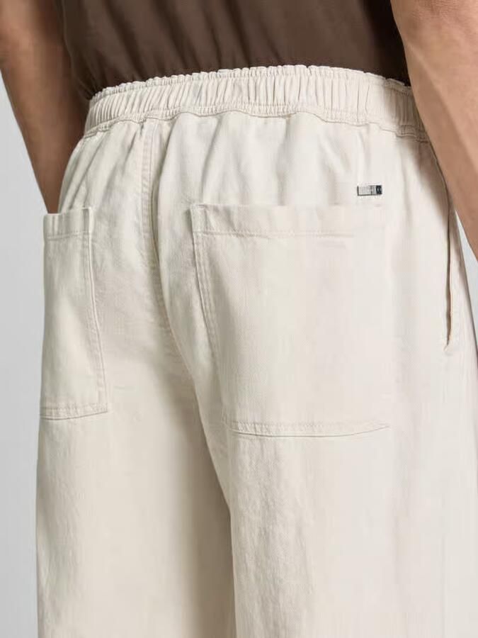 Bugatti Broek met steekzakken en elastische band