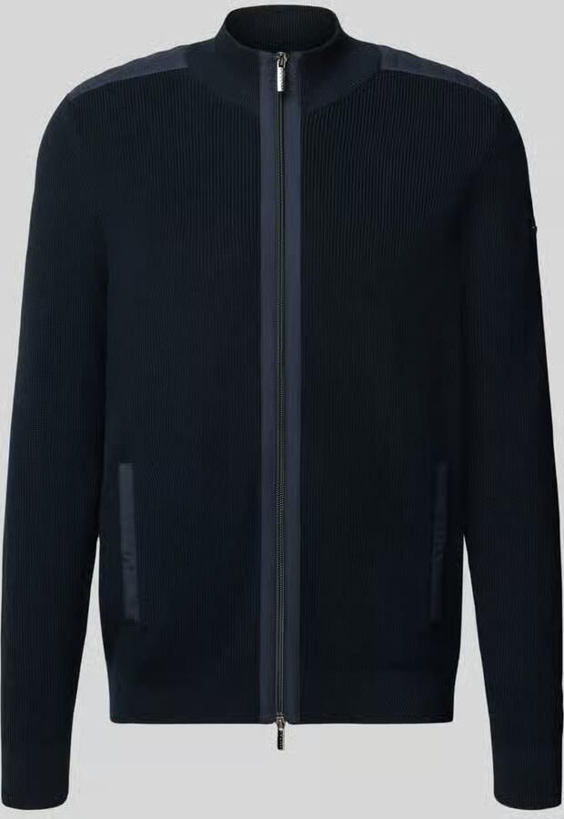 Bugatti cardigan met tweewegritssluiting