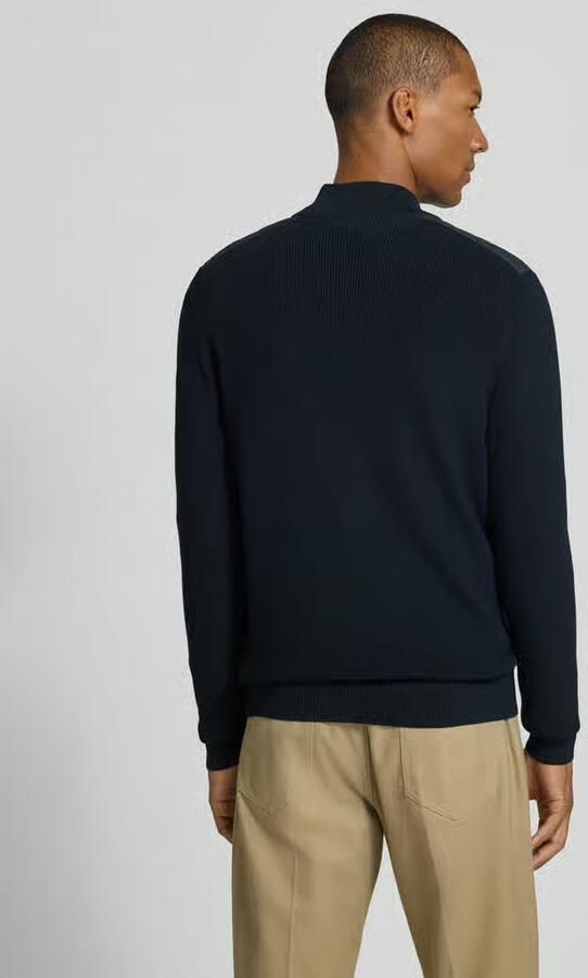 Bugatti cardigan met tweewegritssluiting - Foto 2