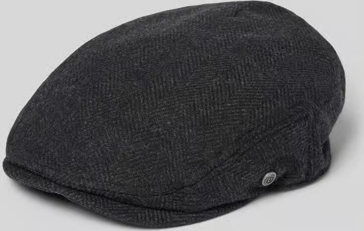 Bugatti Flatcap met visgraatdessin