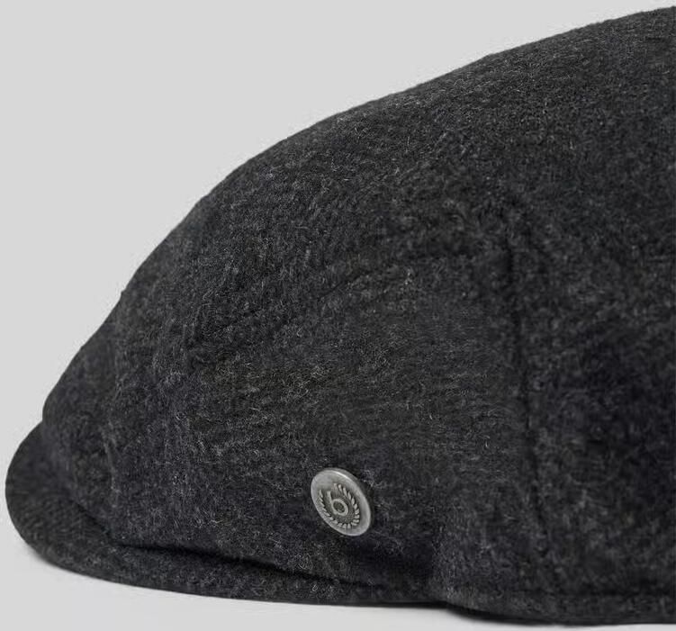 Bugatti Flatcap met visgraatdessin - Foto 2