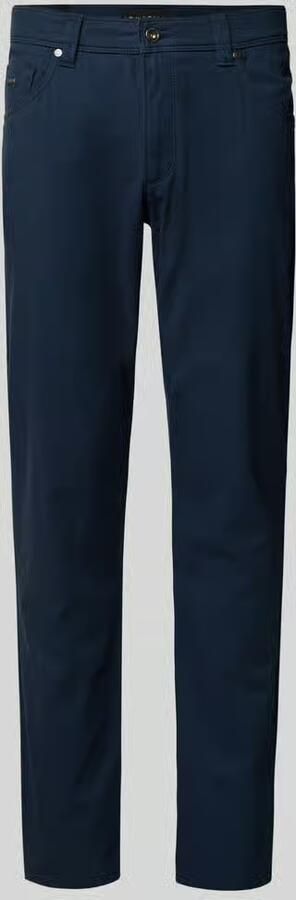 Bugatti Gekleurde broek met stretch