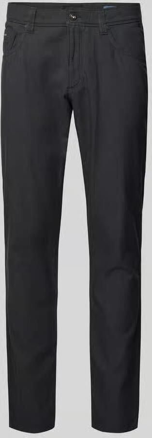 Bugatti Gekleurde broek met stretch