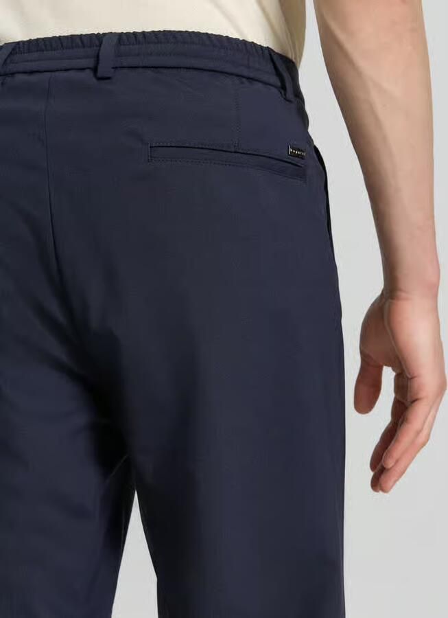 Bugatti loose fit broek met achterzakken