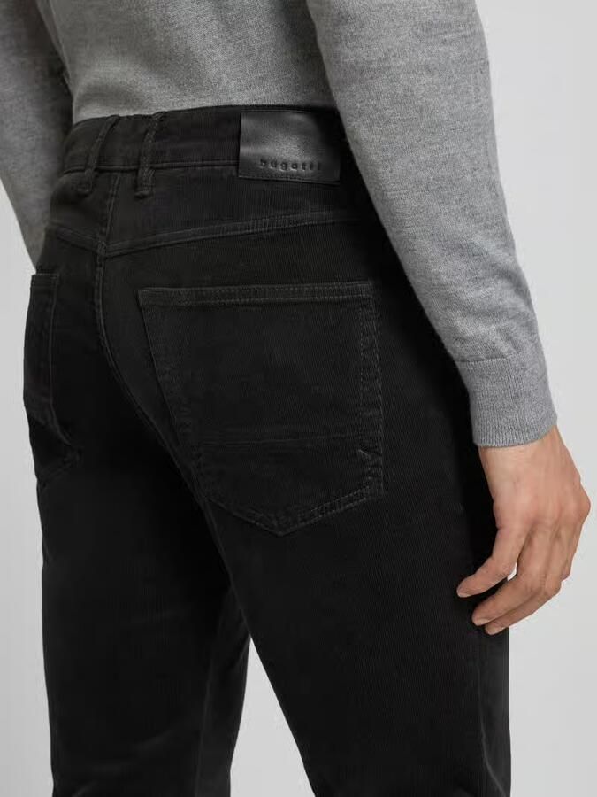 Bugatti Modern fit corduroy broek met 5-pocketmodel - Foto 2
