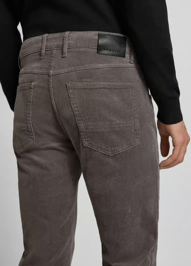 Bugatti Modern fit corduroy broek met 5-pocketmodel - Foto 2