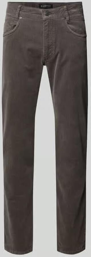 Bugatti Modern fit corduroy broek met 5-pocketmodel